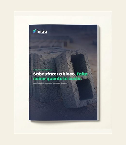 Capa do Manual Fintra de Blocos e tijolos