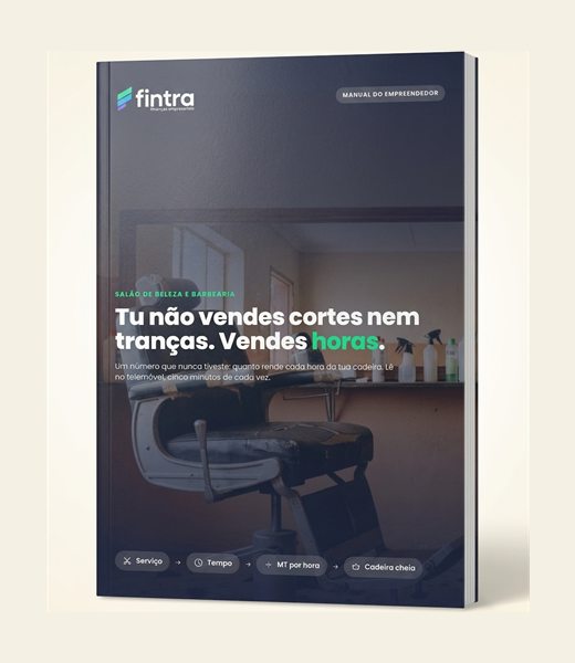 Capa do Manual Fintra de Salão e barbearia